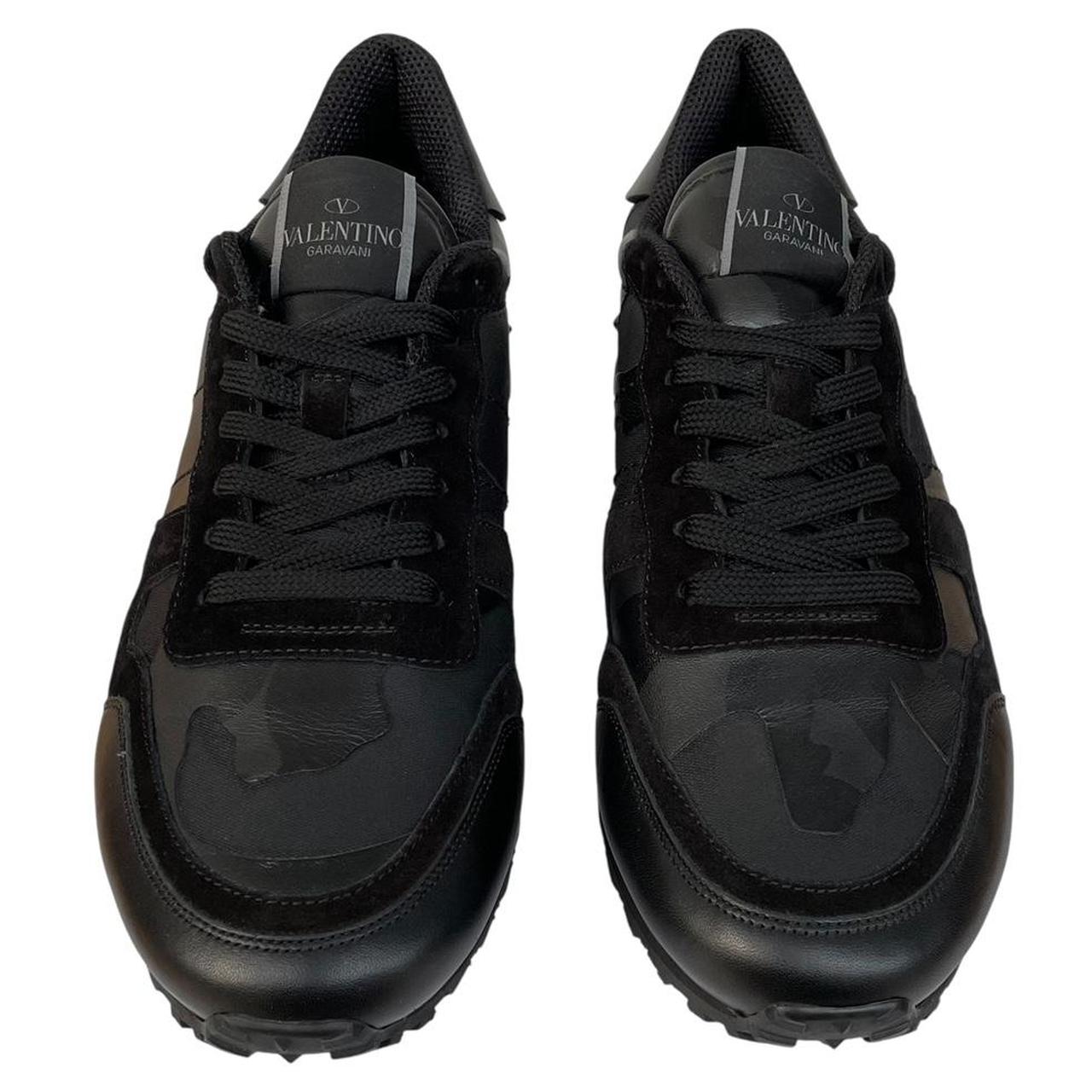 Valentino Garavani Rockrunner Black Camo Trainers