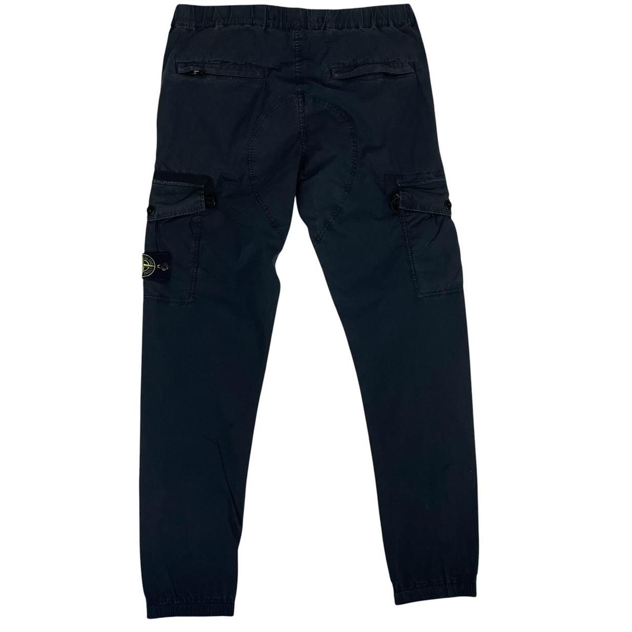 Stone Island SS 2018 Black RE-T Fit Cargo Trousers