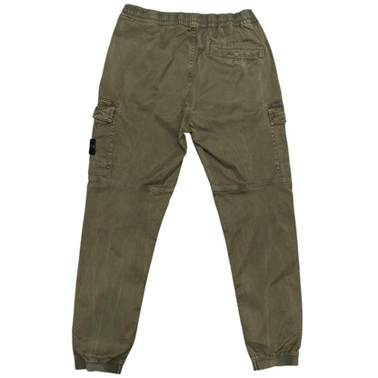 Stone Island AW 2023 Green RE-T Fit Cargo Trousers