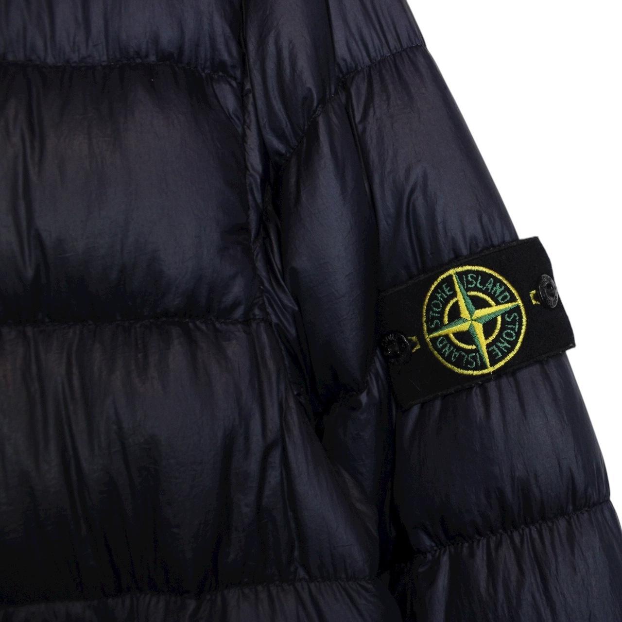 Stone Island AW 2014 Navy Blue Garment Dyed Down 26 GR x SQM_N Puffer Jacket