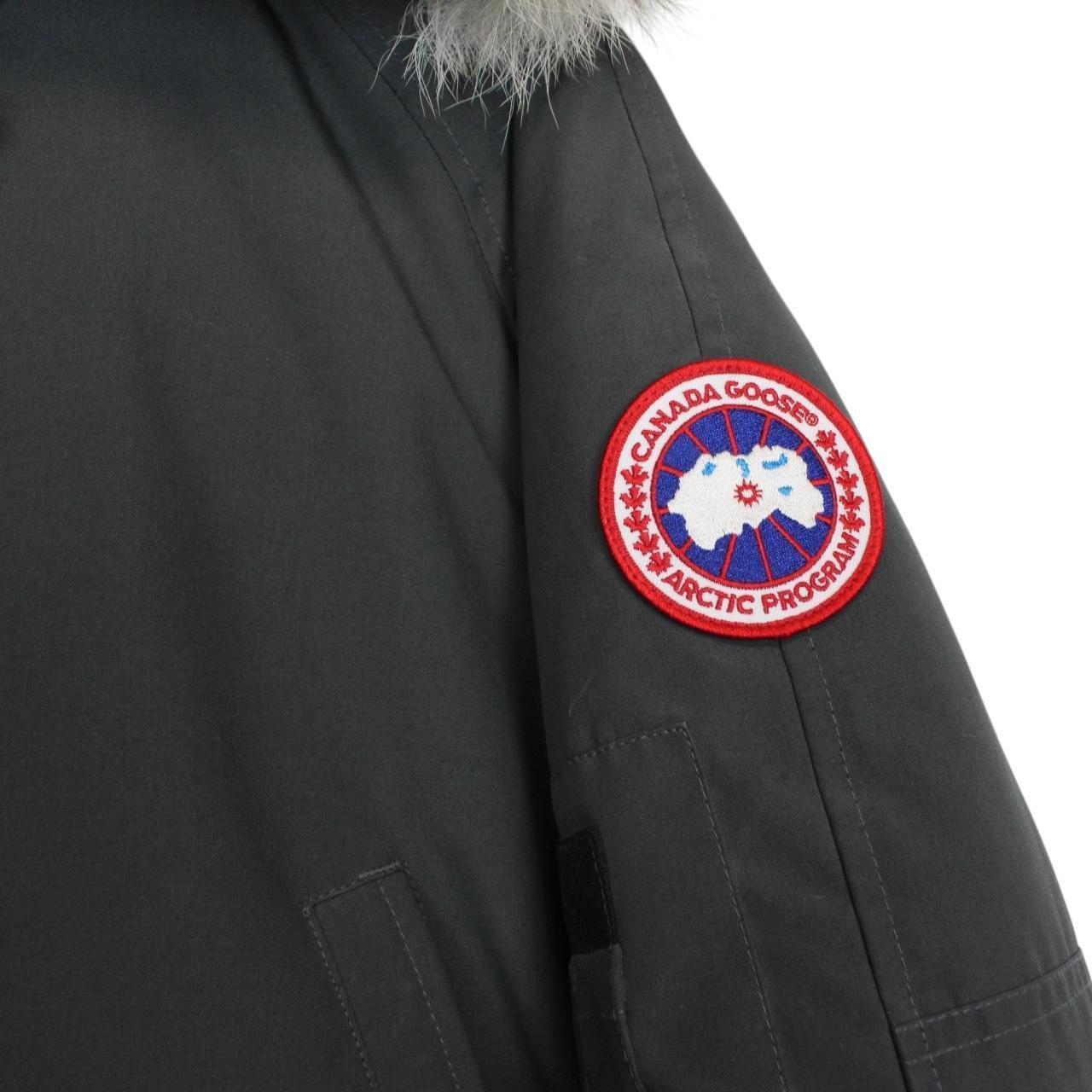 Canada Goose Graphite Grey Chilliwack Bomber Down Jacket with Fur Trim
