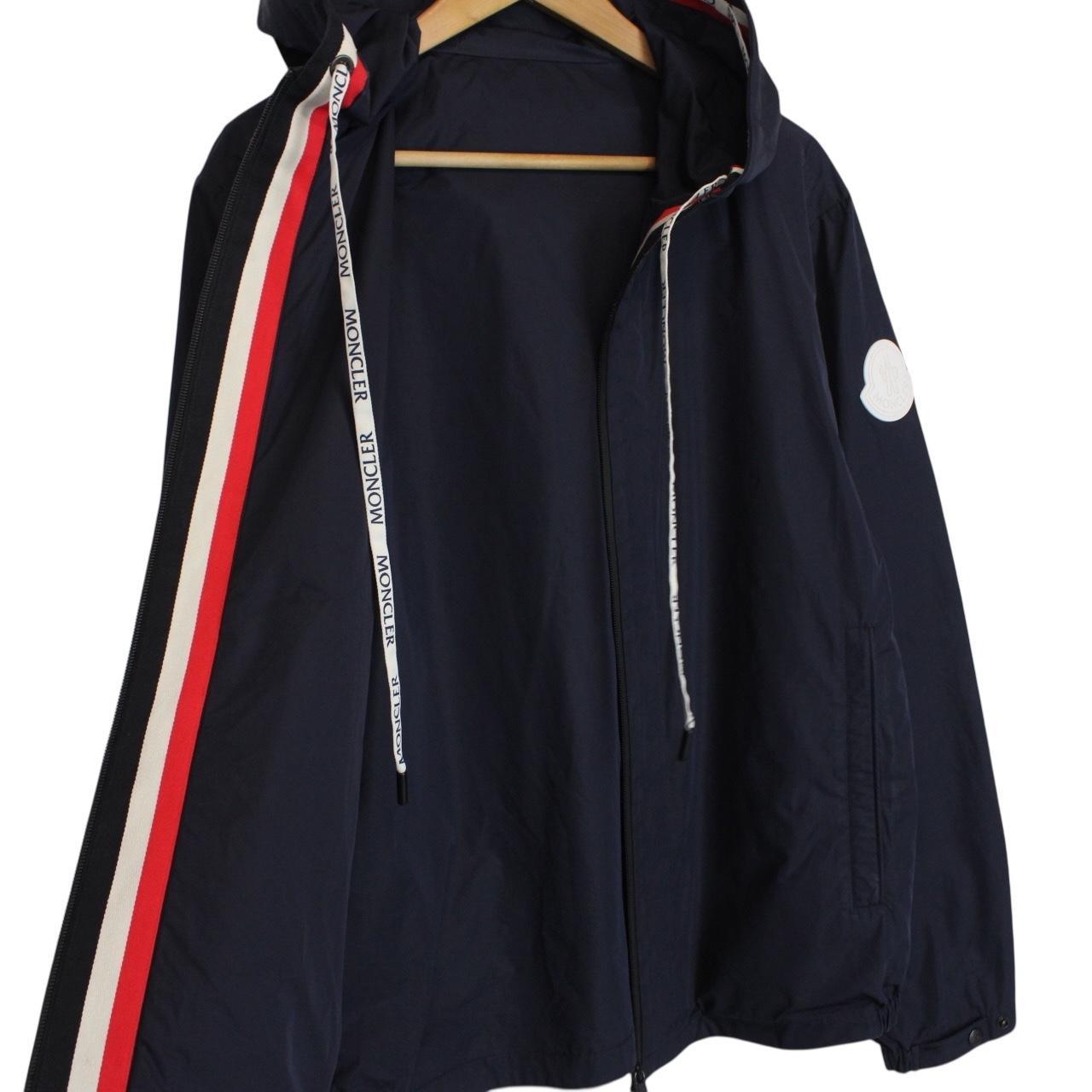 Moncler Carles Navy Blue Full Zip Hooded Jacket