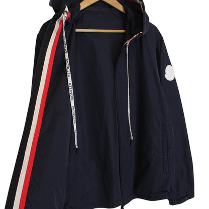Moncler Carles Navy Blue Full Zip Hooded Jacket