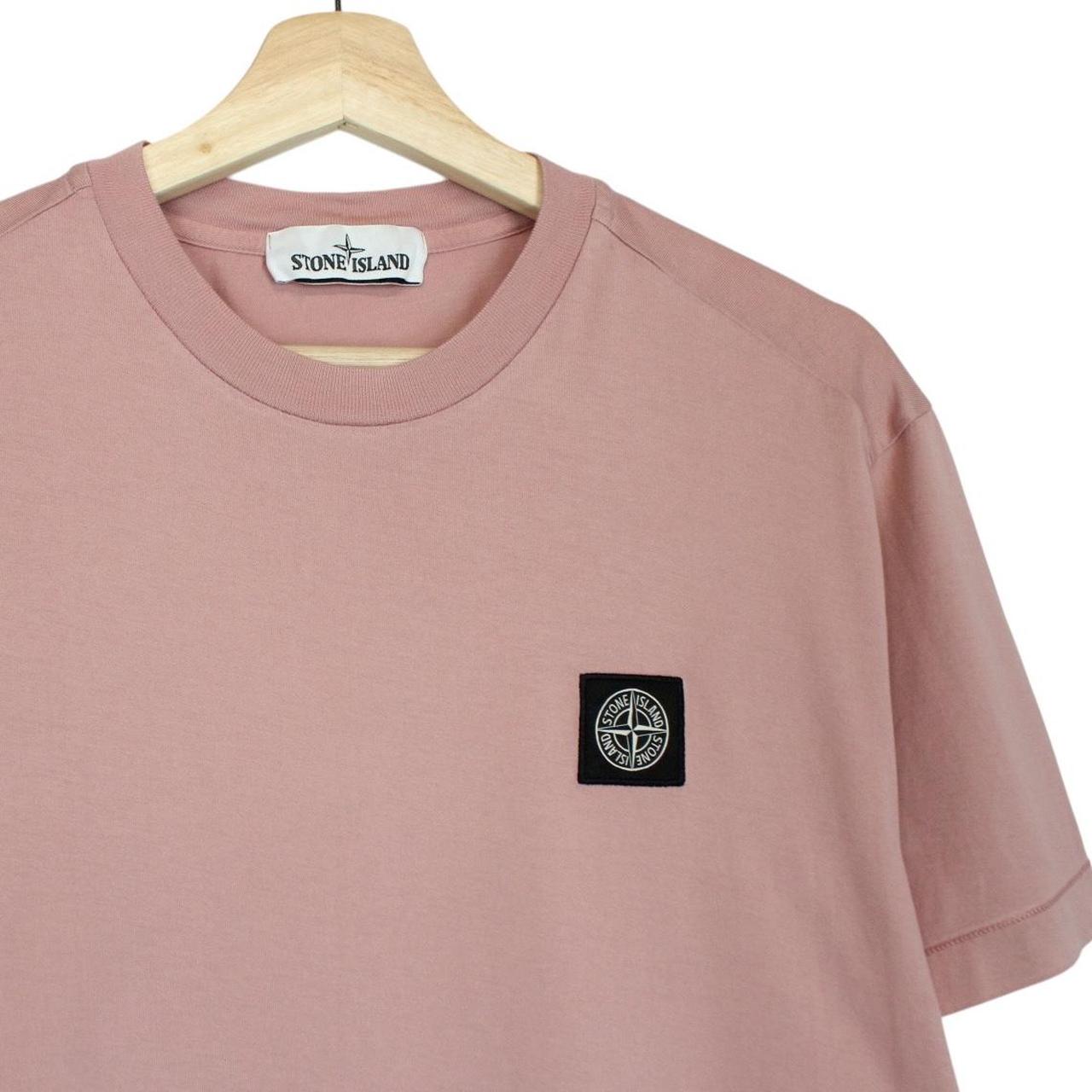 Stone Island Pink Short Sleeve Compass T-Shirt
