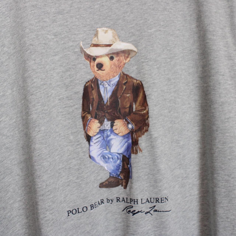 Polo Ralph Lauren Polo Bear Grey Short Sleeve Cotton T-Shirt