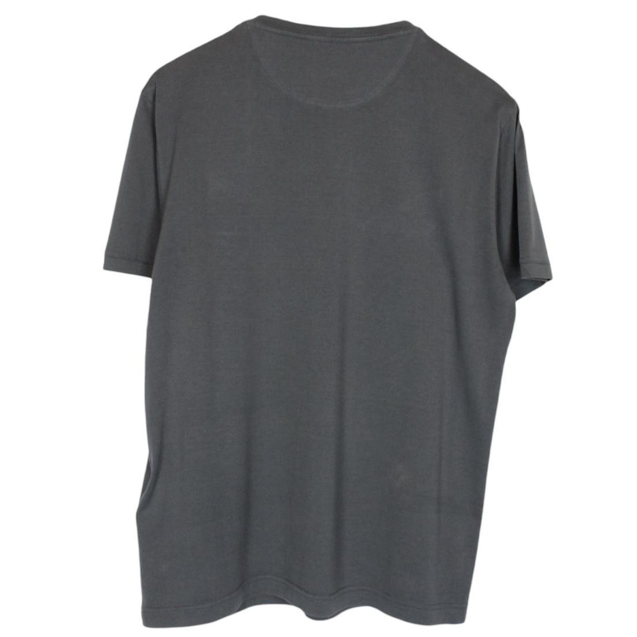 Fendi Dark Grey Bag Bug Eyes Short Sleeve Cotton T-Shirt