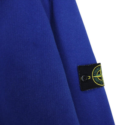 Stone Island Blue Cotton Sweatshirt Jumper