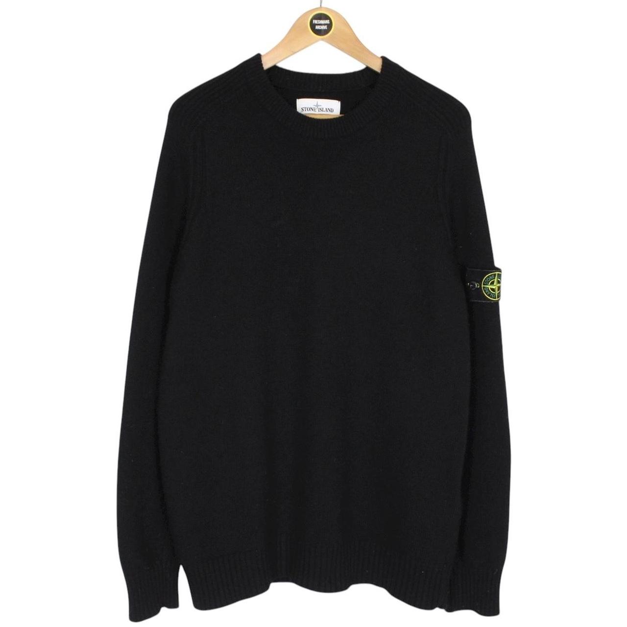 Stone Island AW 2020 Black Wool Knit Jumper