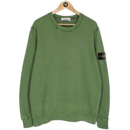 Stone Island AW 2020 Green Cotton Sweatshirt Jumper