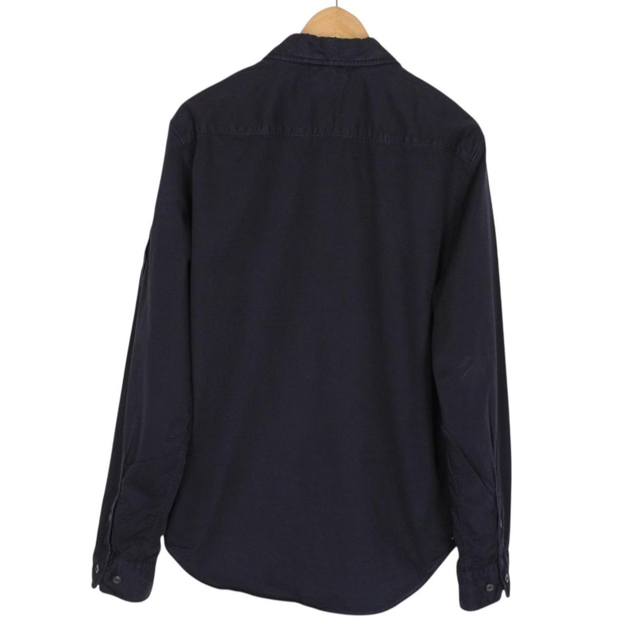 CP Company Black Full Zip Cotton Lens Overshirt Jacket