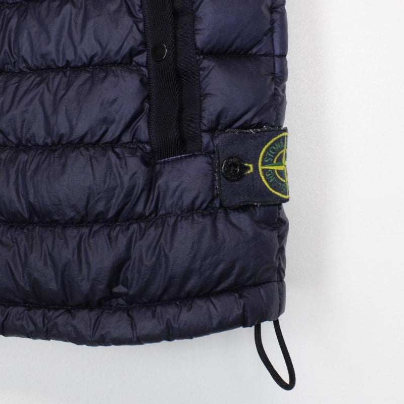Stone Island AW 2015 Navy Blue Garment Dyed 26 GR x SQM_N Down Gilet