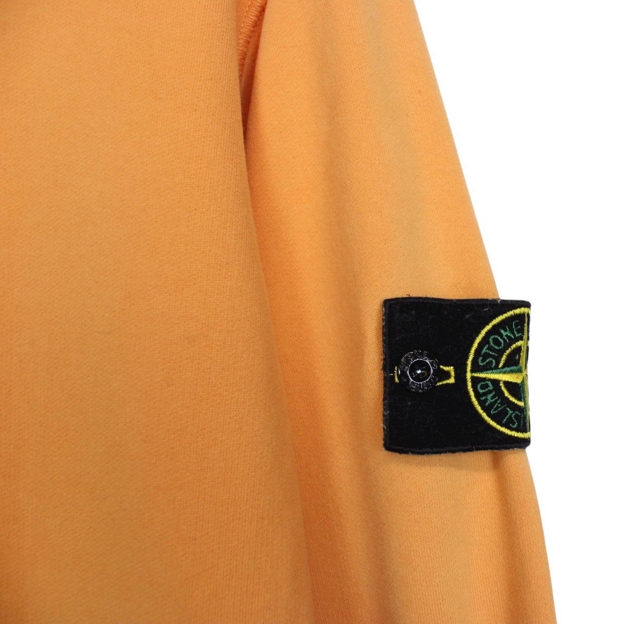 Stone Island AW 2020 Orange Cotton Sweatshirt Jumper