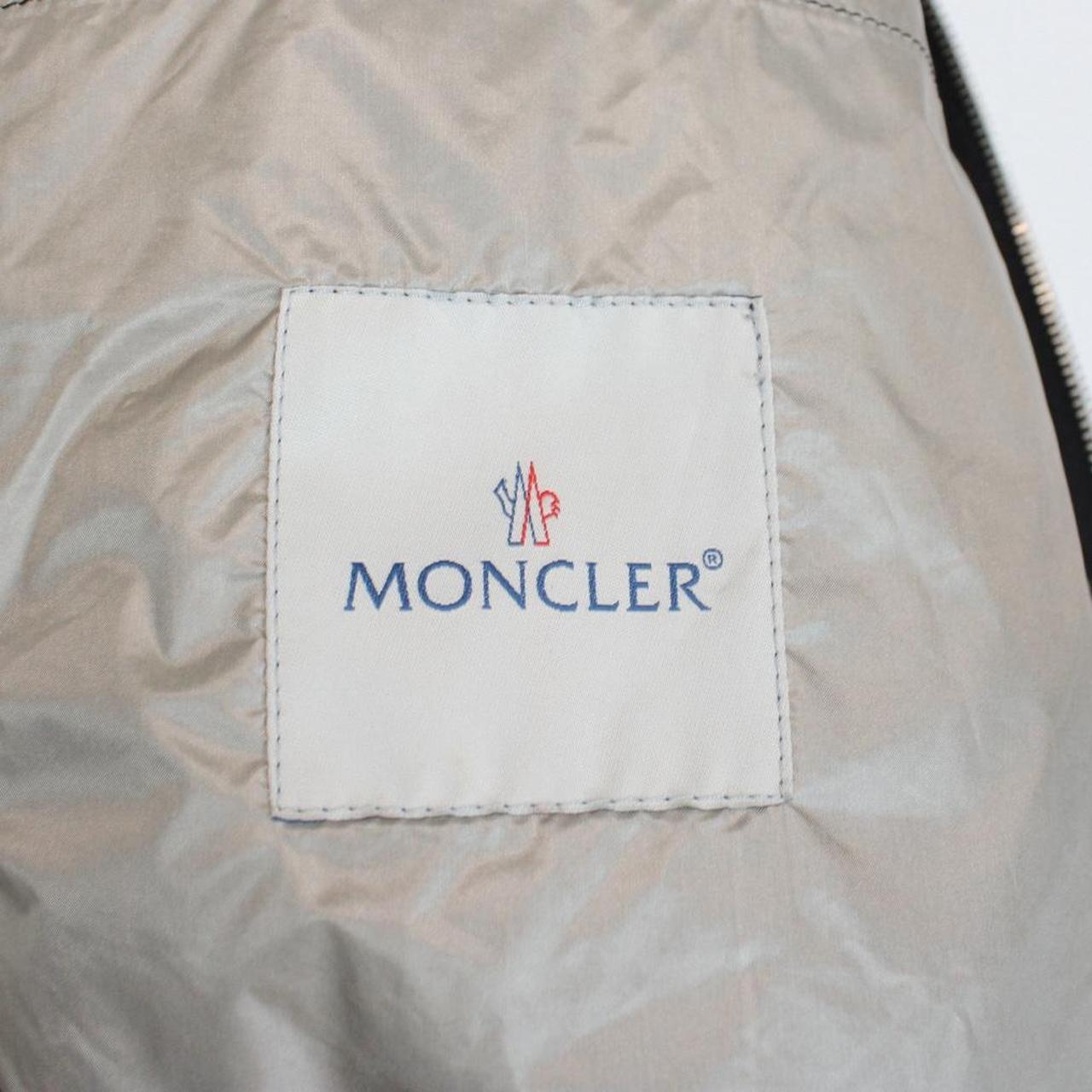 Vintage Moncler Black Full Zip Nylon Jacket