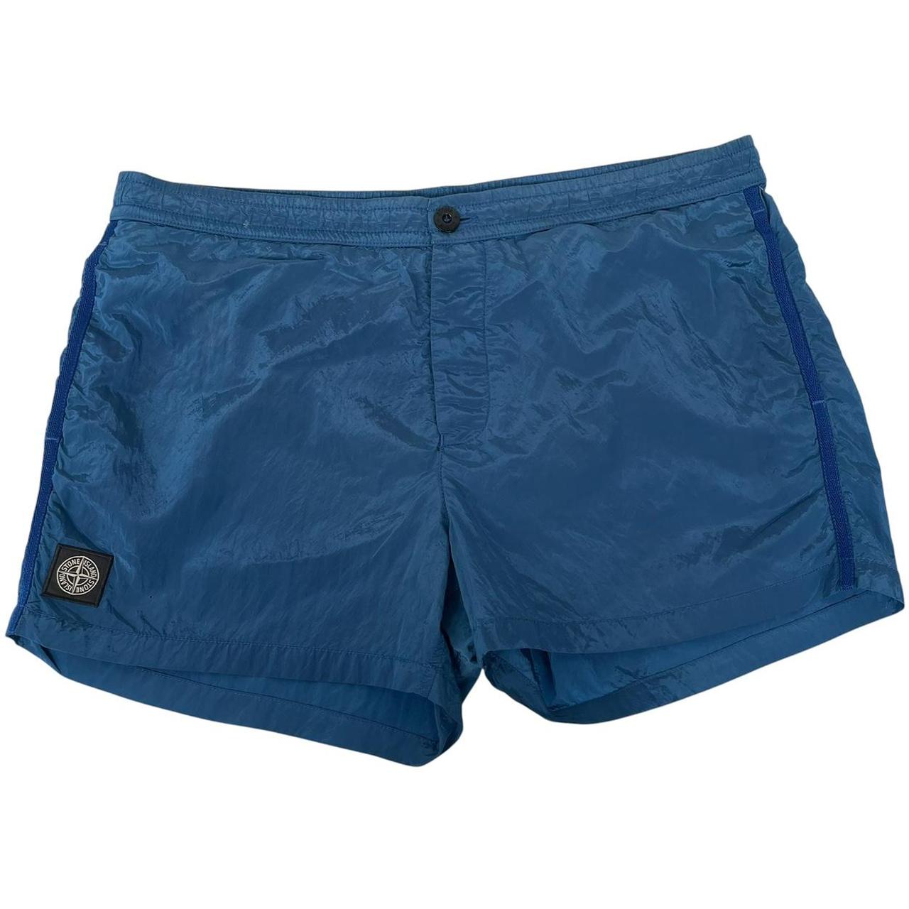 Stone Island SS 2011 Blue Nylon Metal Swim Shorts