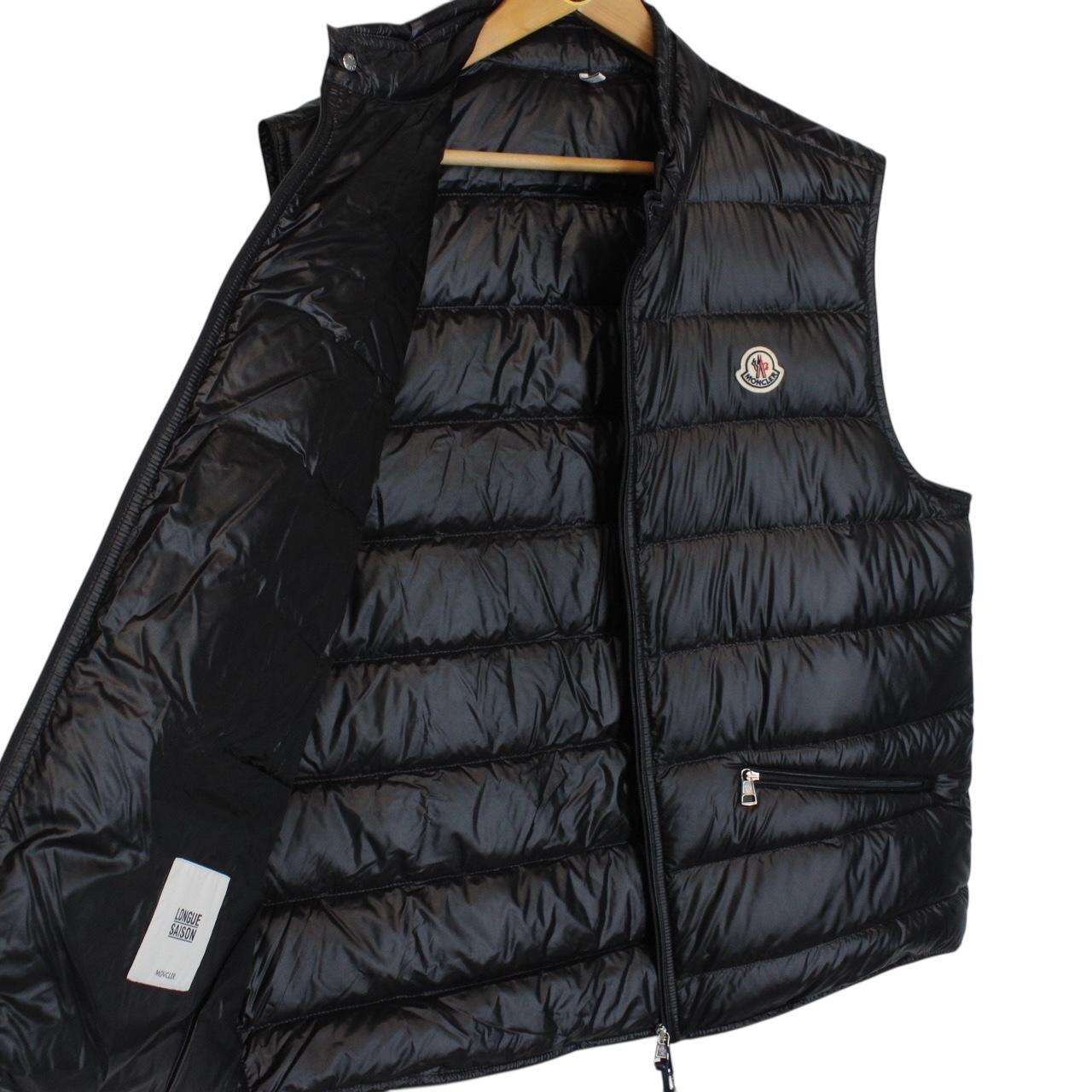 Moncler Black Down Gui Gilet / Bodywarmer Jacket