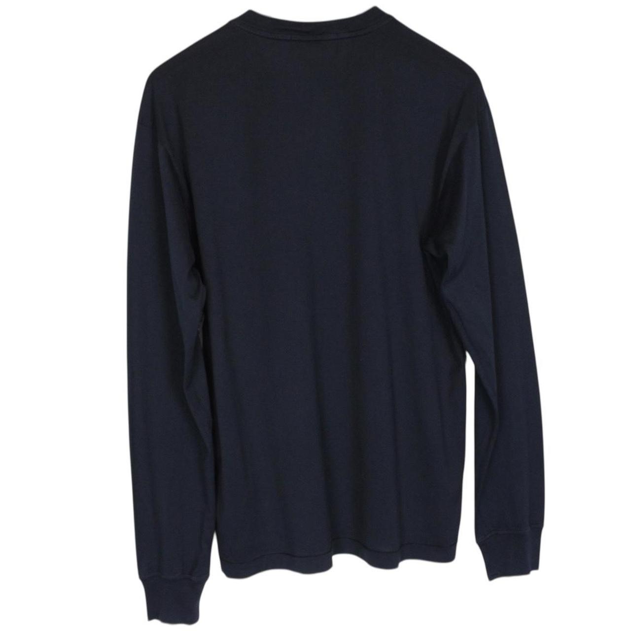 Stone Island SS 2020 Navy Blue Long Sleeve Compass T-Shirt