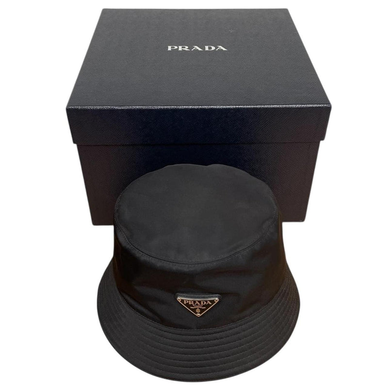 Prada Black Re-Nylon Bucket Hat
