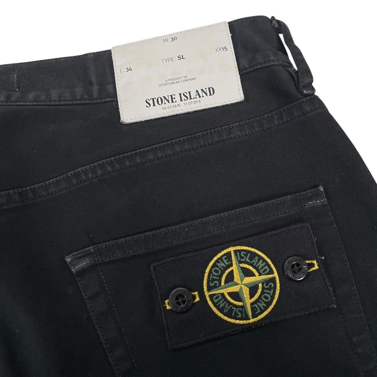 Stone Island AW 2014 Black Slim Fit Cotton Trousers