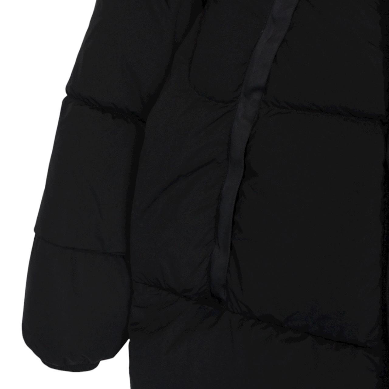 CP Company Black Nycra-R Full Zip Lens Down Hooded Puffer Coat