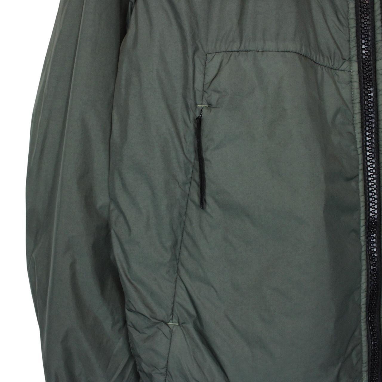 Stone Island AW 2020 Green Garment Dyed Crinkle Reps NY Primaloft Jacket