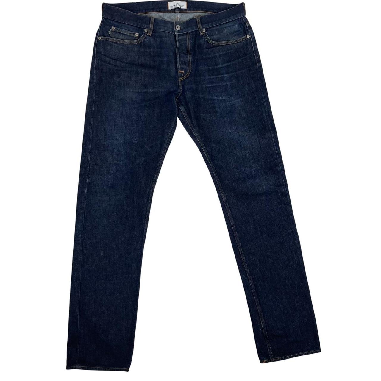 Stone Island SS 2017 Navy Blue RE-T Fit Denim Jeans