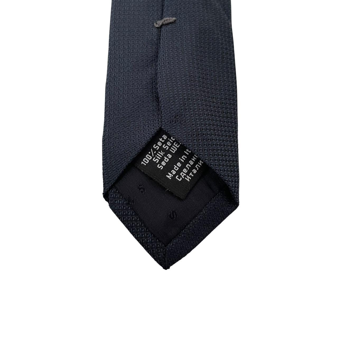 Hugo Boss Navy Blue Silk Silk Tie