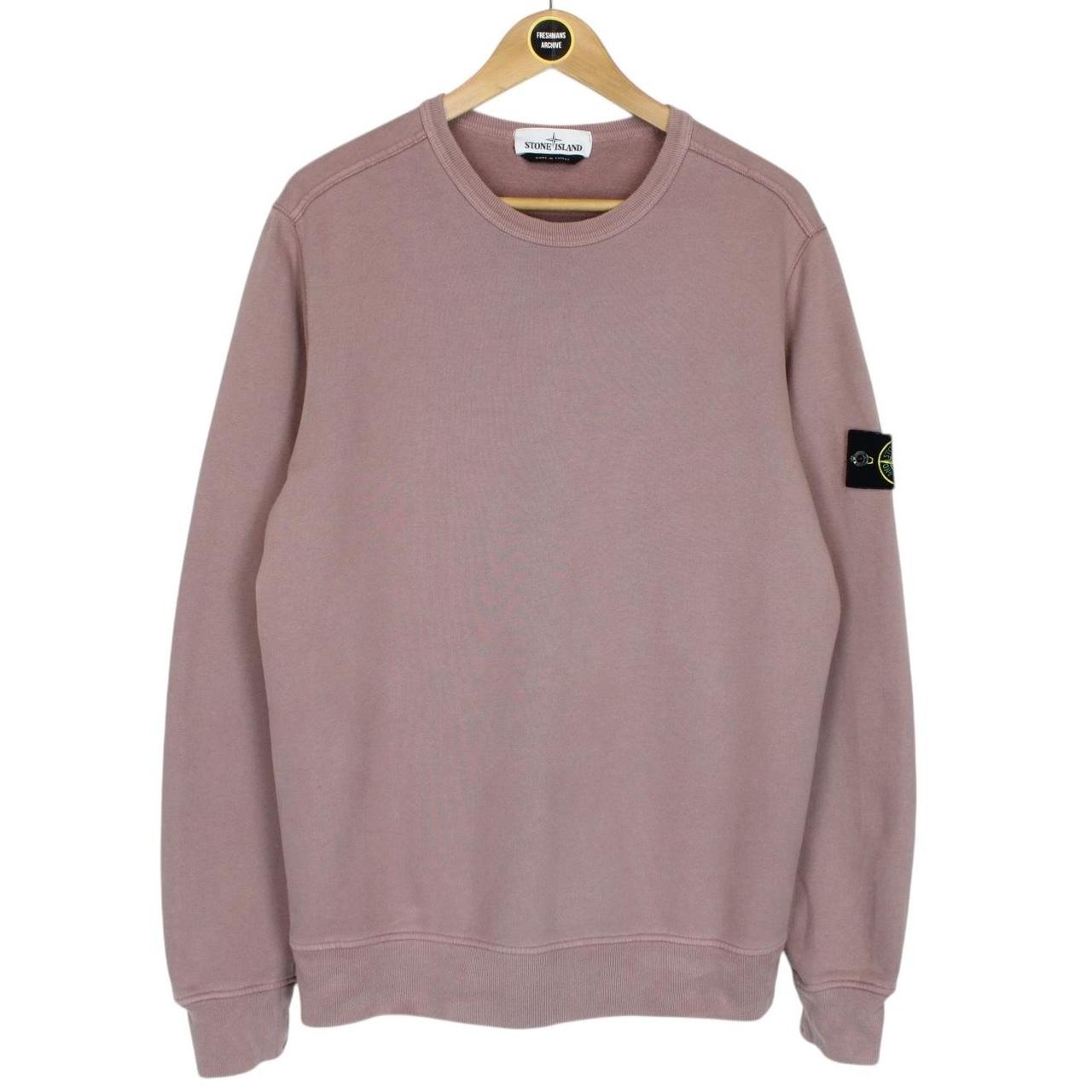 Stone Island AW 2018 Mauve Cotton Sweatshirt Jumper