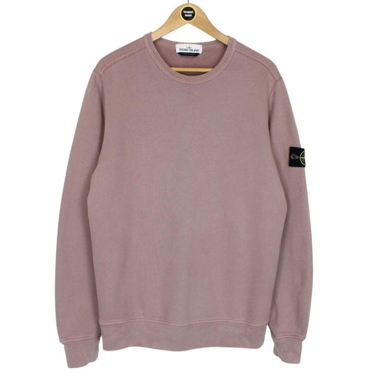 Stone Island AW 2018 Mauve Cotton Sweatshirt Jumper