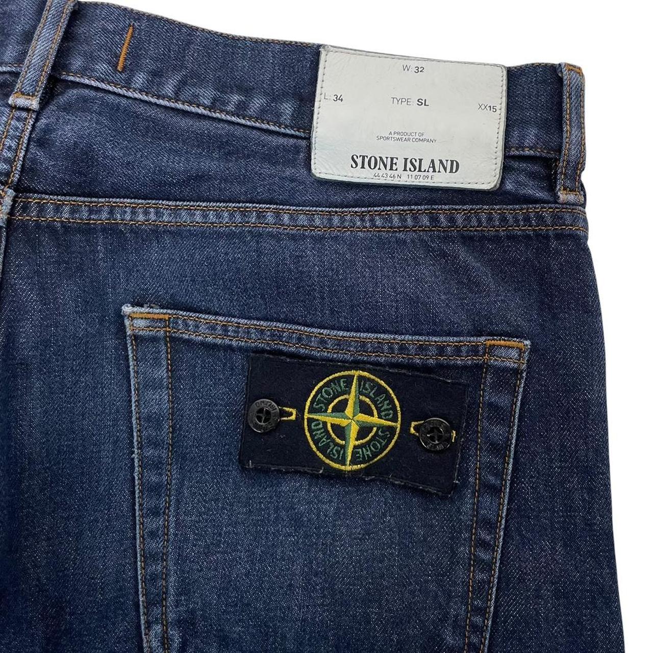 Stone Island SS 2014 Navy Blue Slim Fit Denim Jeans