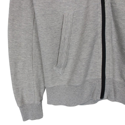 CP Company Grey Full Zip Lens Cotton Hoodie Jumper