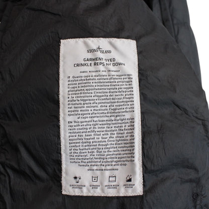 Stone Island AW 2019 Grey Garment Dyed Crinkle Reps NY Down Gilet / Bodywarmer