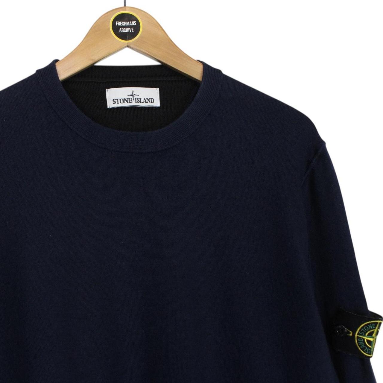Stone Island AW 2016 Navy Blue Wool Knit Jumper
