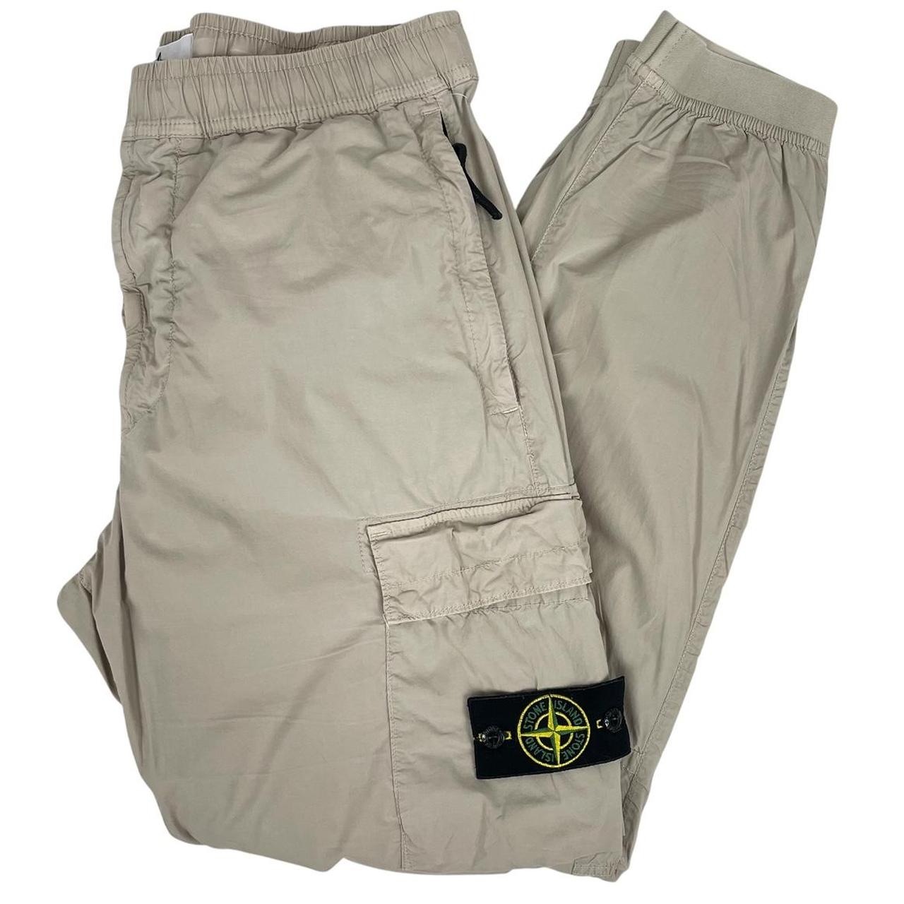 Stone Island Beige RE-T Fit Cargo Trousers