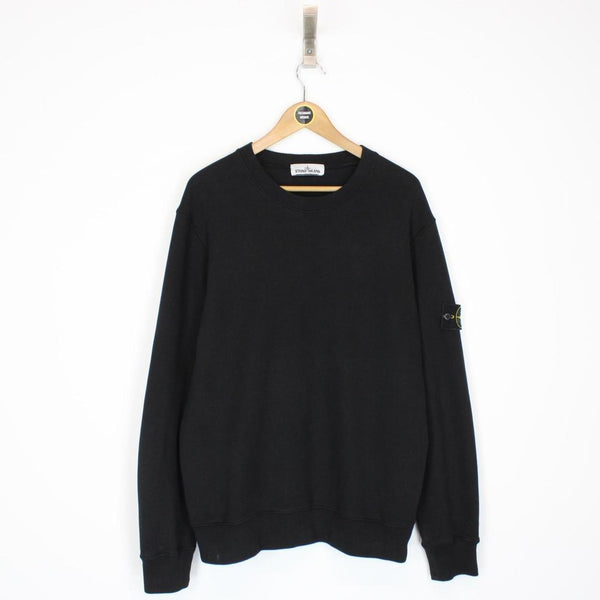 Stone Island AW 2020 Black Cotton Sweatshirt Jumper