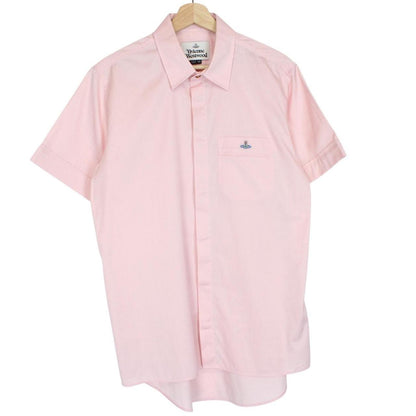 Vivienne Westwood Pink Short Sleeve Orb Cotton Shirt