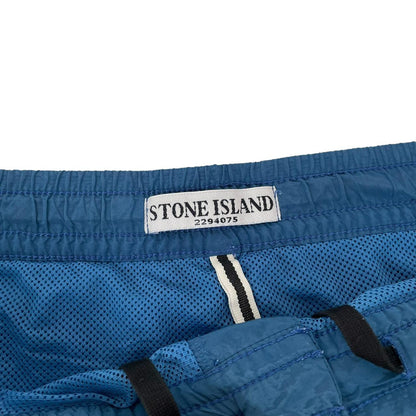 Stone Island SS 2011 Blue Nylon Metal Swim Shorts