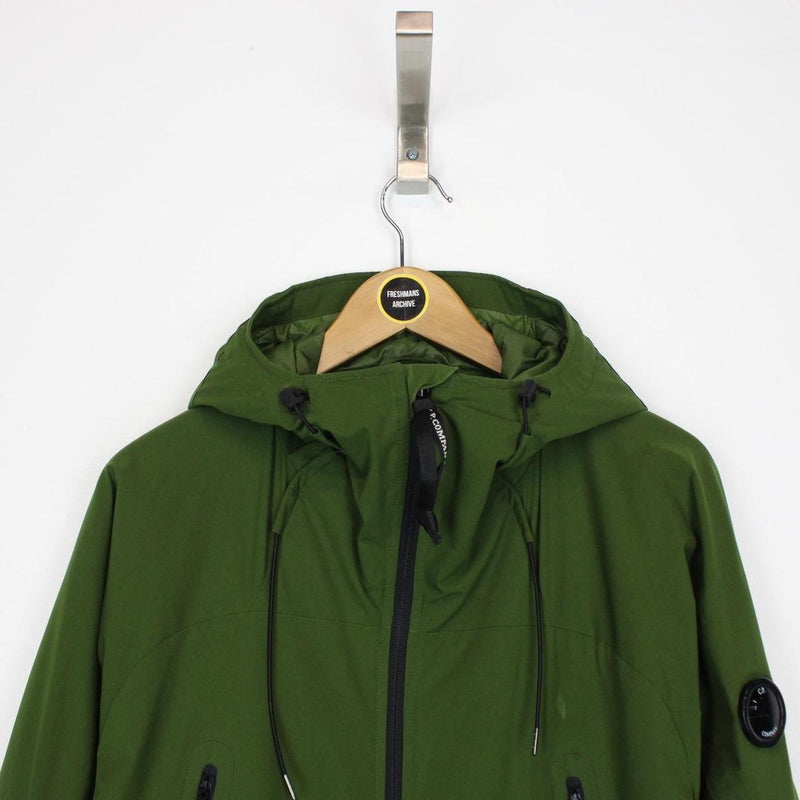 CP Company Green Pro-Tek Full Zip Primaloft Hooded Lens Jacket