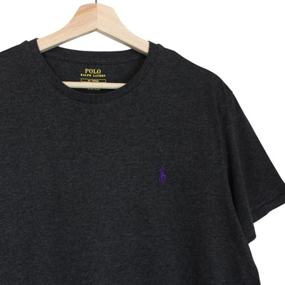 Polo Ralph Lauren Dark Grey Short Sleeve Cotton T-Shirt