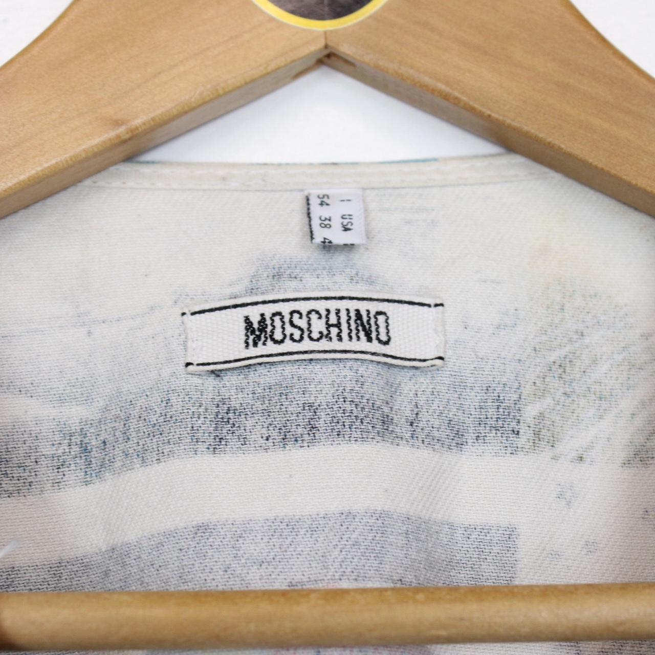 Vintage 90s Moschino Multicoloured Opposites Ying Yang Vest Jacket