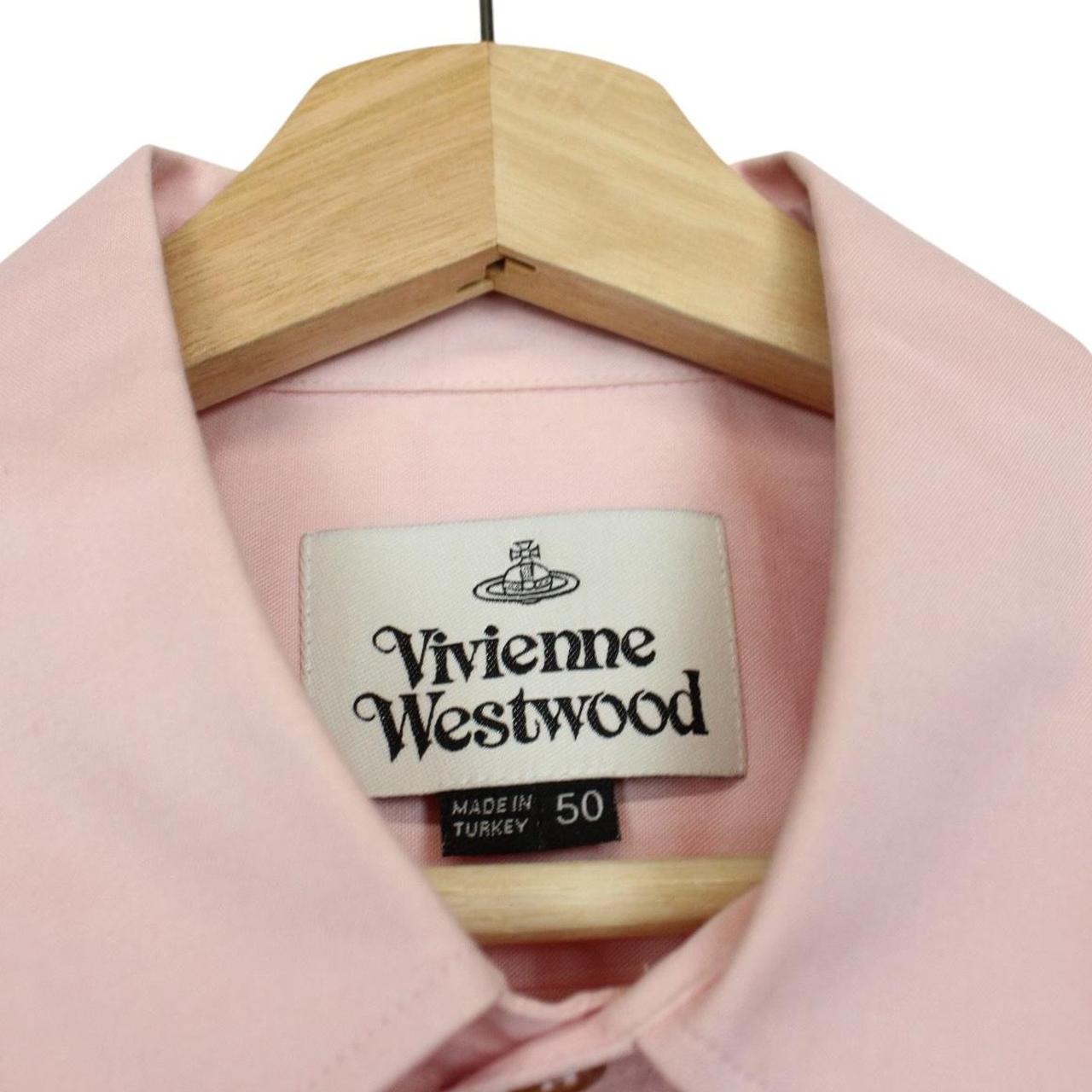 Vivienne Westwood Pink Short Sleeve Orb Cotton Shirt