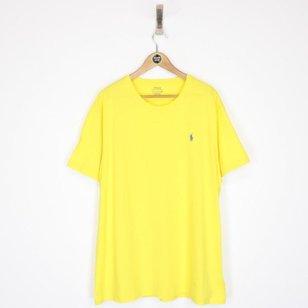 Polo Ralph Lauren Yellow Short Sleeve Cotton T-Shirt