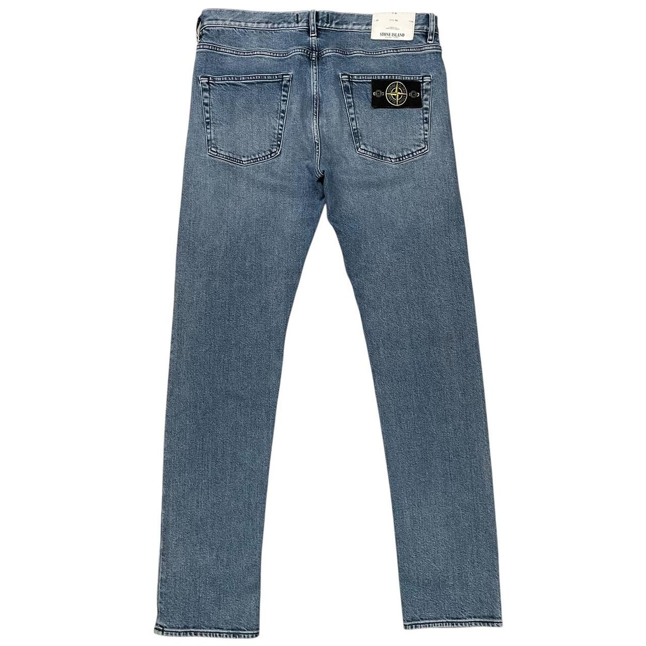 Stone Island Blue Slim Fit Denim Jeans
