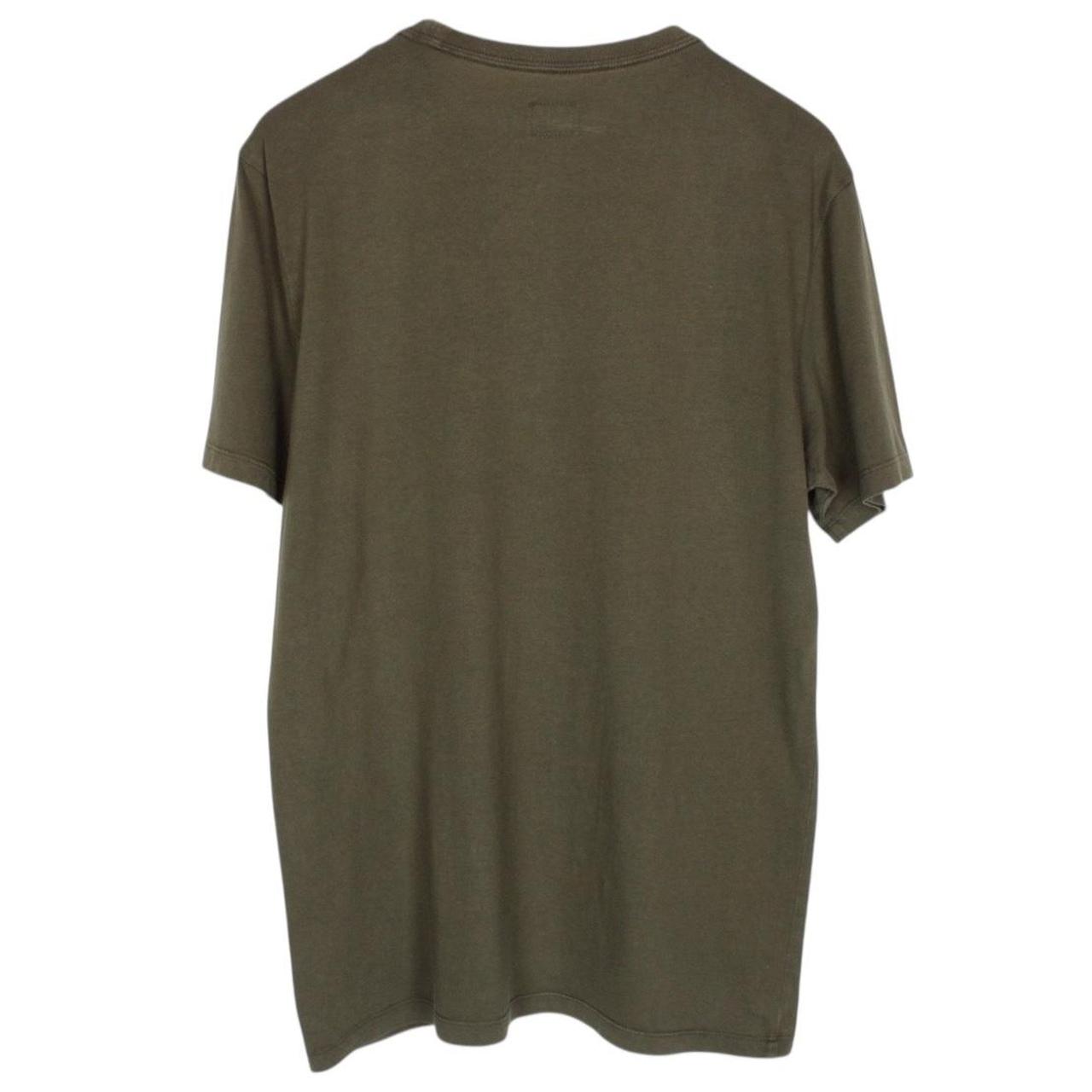 CP Company Khaki Brown Block Logo Short Sleeve T-Shirt