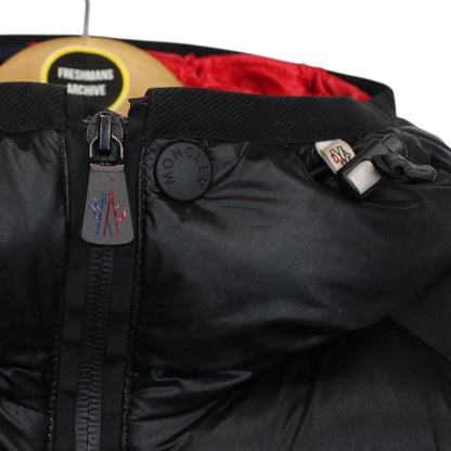 Moncler Grenoble Hintertux Black Full Zip Down Hooded Jacket