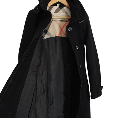 Burberry Brit Black Cashmere Wool Blend Coat