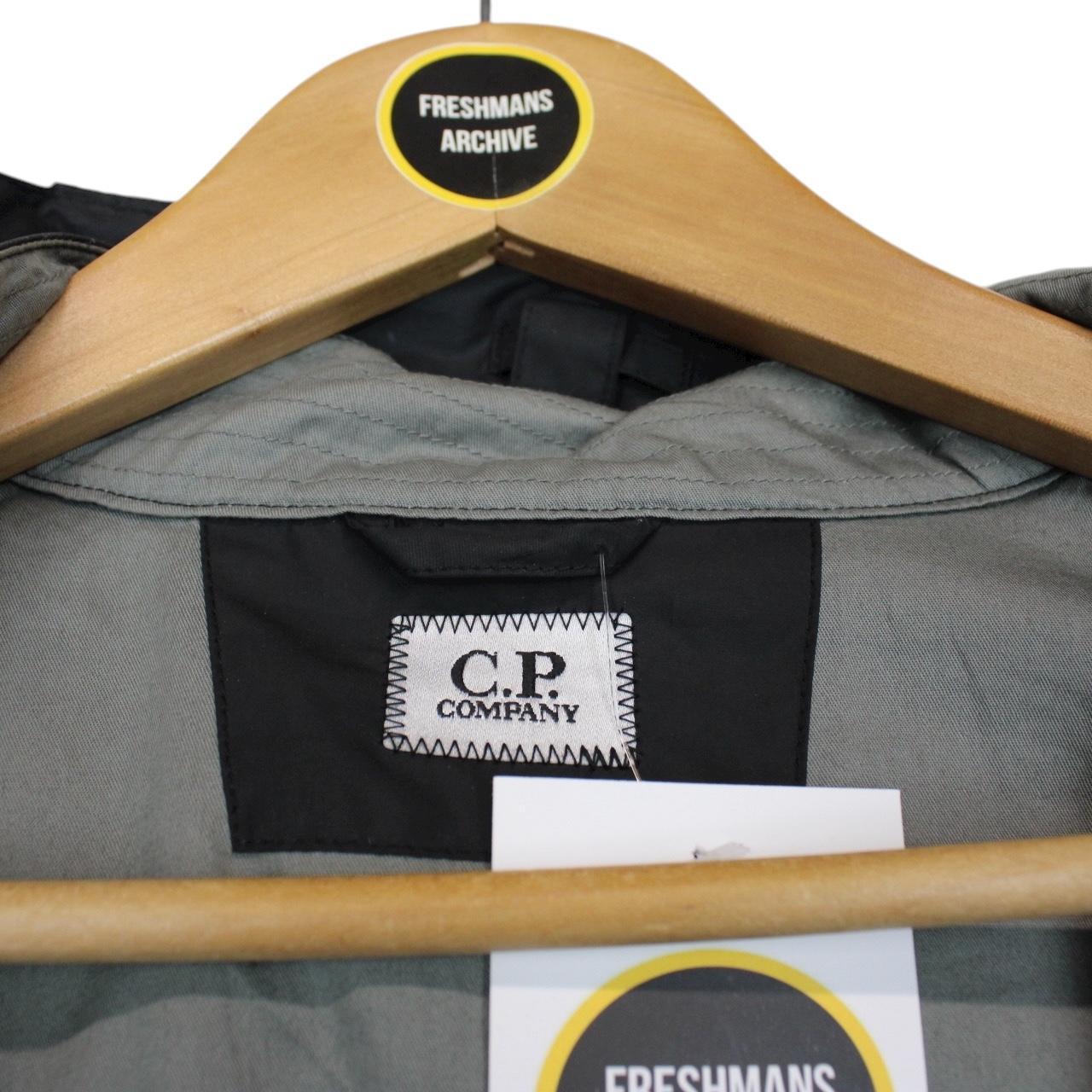 CP Company Micro-M Black Full Zip Nylon Goggle Jacket