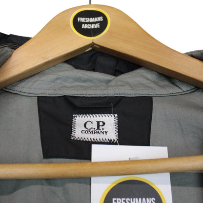 CP Company Micro-M Black Full Zip Nylon Goggle Jacket