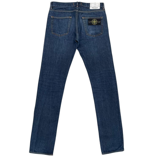 Stone Island SS 2017 Navy Blue Slim Fit Denim Jeans