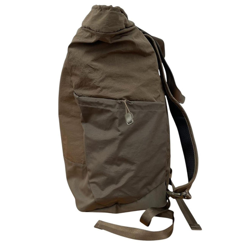 CP Company Ivy Green Logo Embroidered Chrome-R Nylon Tote Backpack