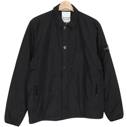 Stone Island AW 2021 Black Primaloft Nylon Coach Jacket